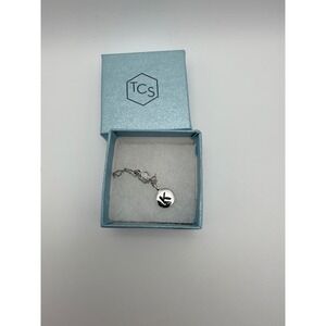 Touchstone Crystal by Swarovski Initial K‎ Necklace Silver Tone Pendant
